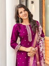 Mithu By Aanchi Crystal Silk Online Kurti With Bottom Dupatta Wholesale